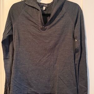 Ibex hooded quarter zip